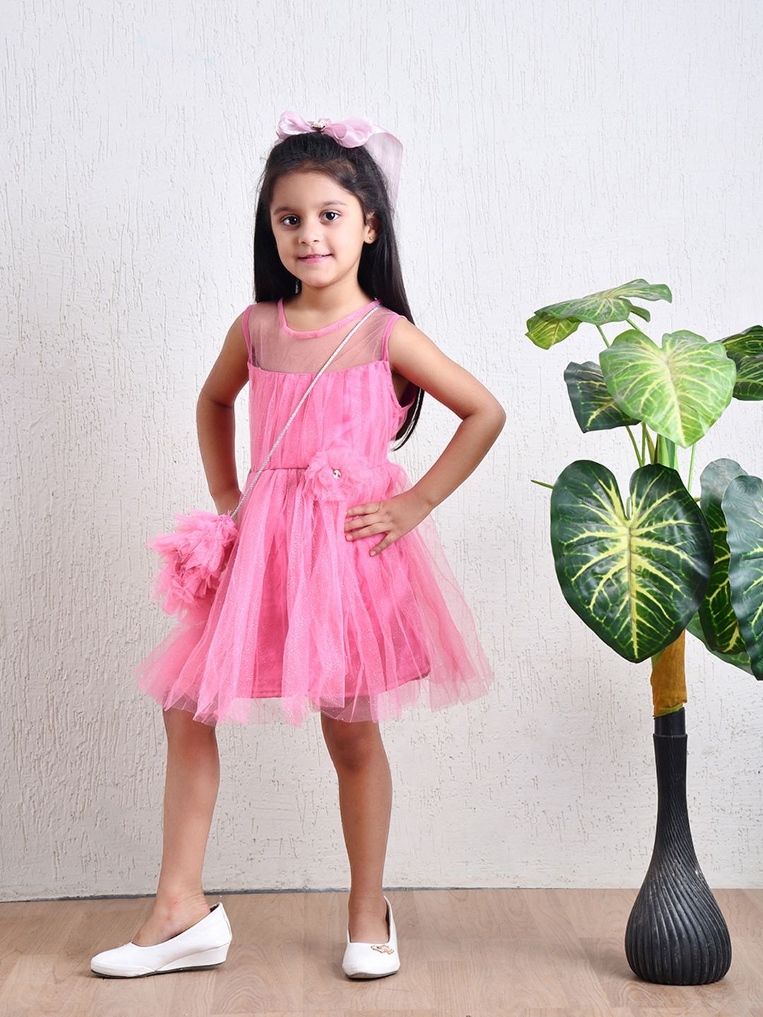 

Bella Moda Fit & Flare Dress, Pink
