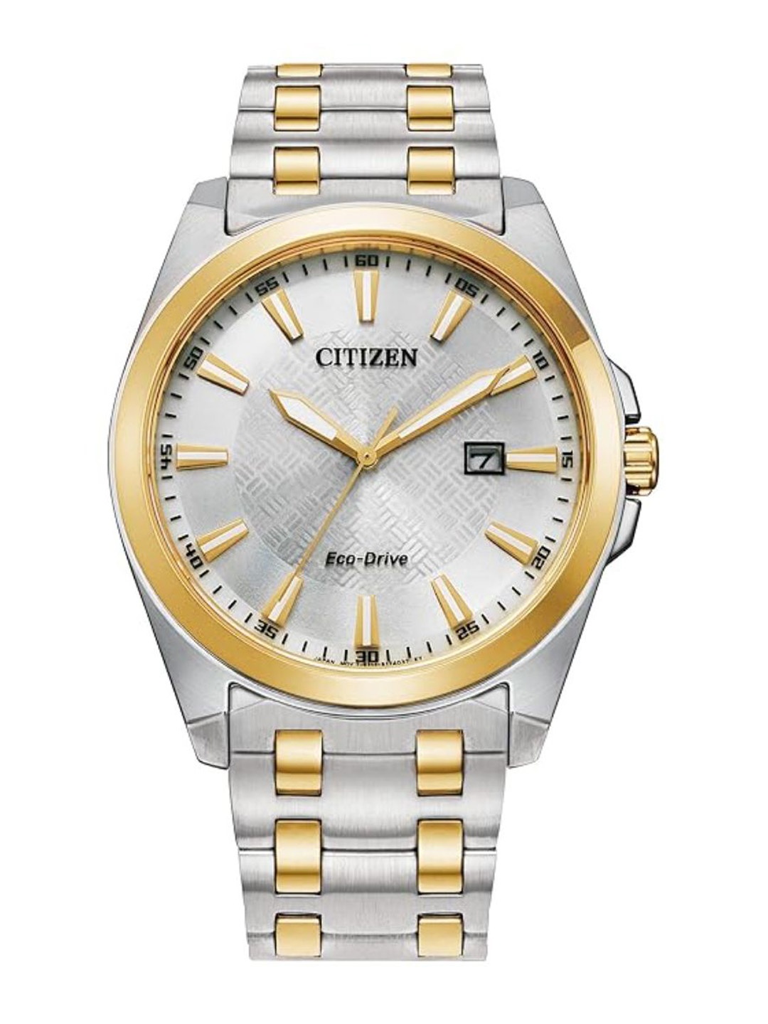 

Citizen Dial & Stainless Steel Bracelet Style Straps Analogue Eco Drive Watch, Silver