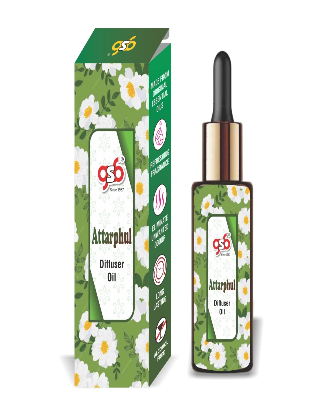 

GSB Transparent Attarphool Diffuser Oil - 15 ml