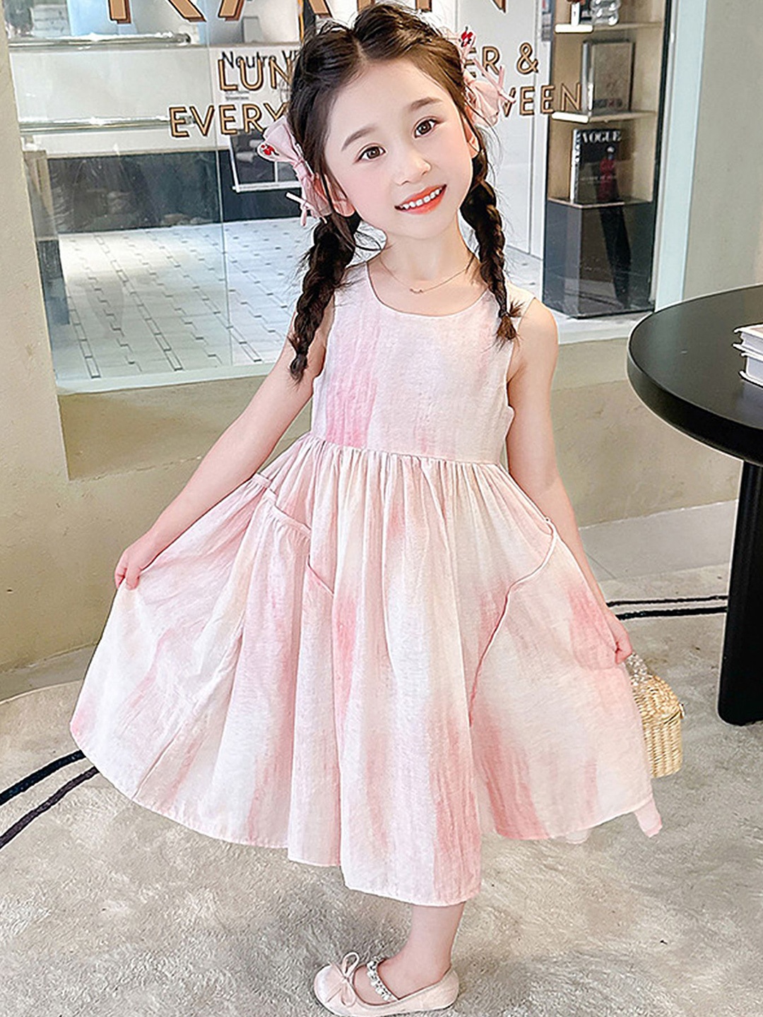 

LULU & SKY Fit & Flare Dress, Pink