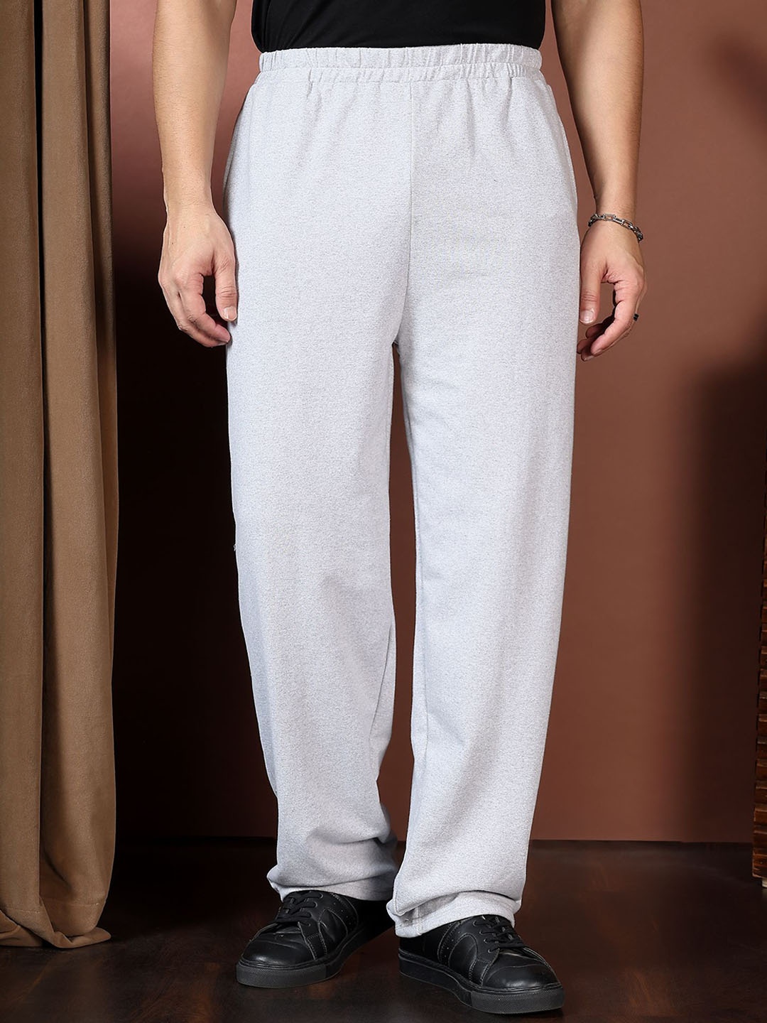 

Kotty Men Mid Rise Track Pant, Grey