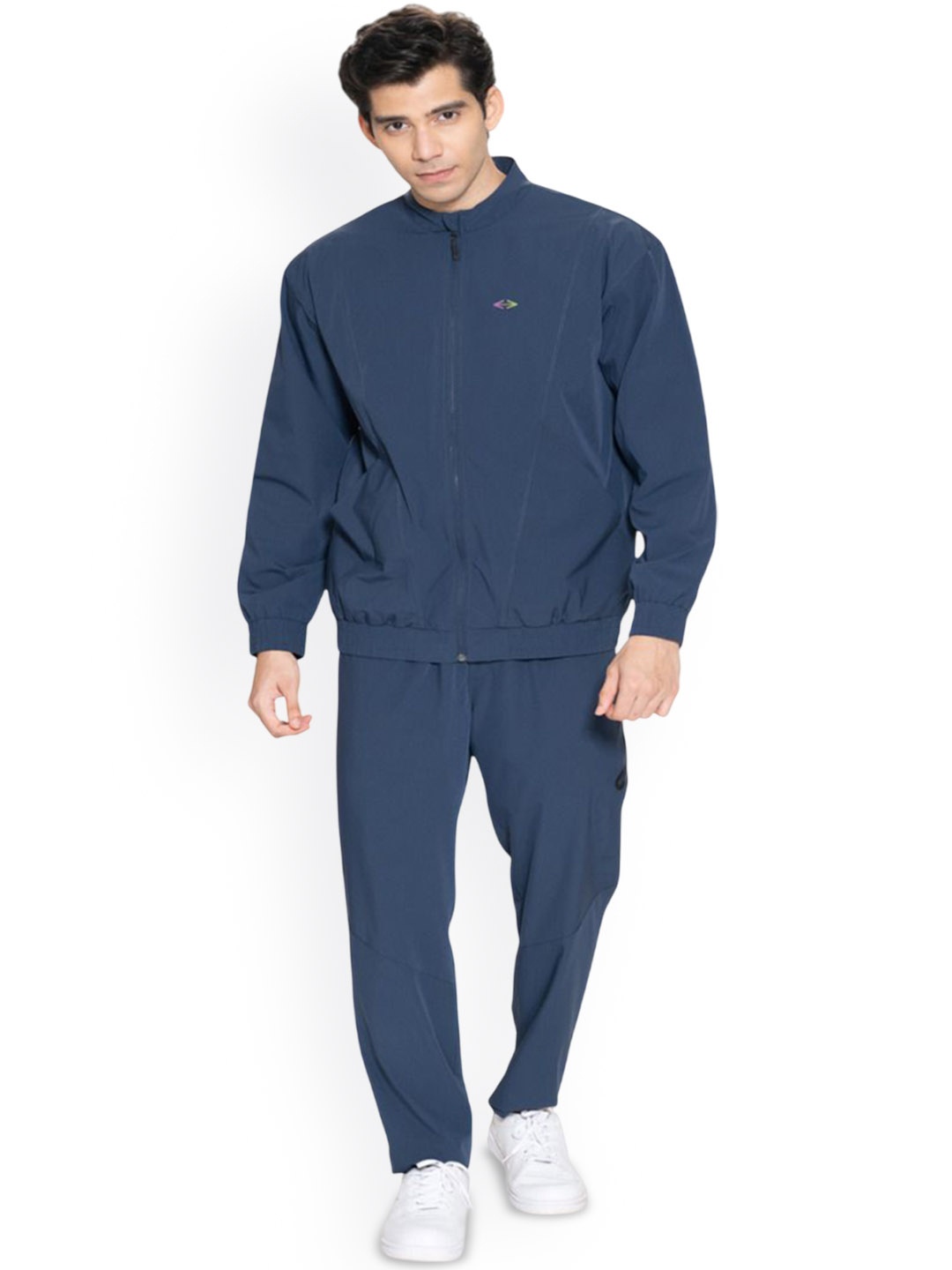 

STRCH Unisex Nylon Lightweight Longline Outdoor Bomber Jacket, Blue