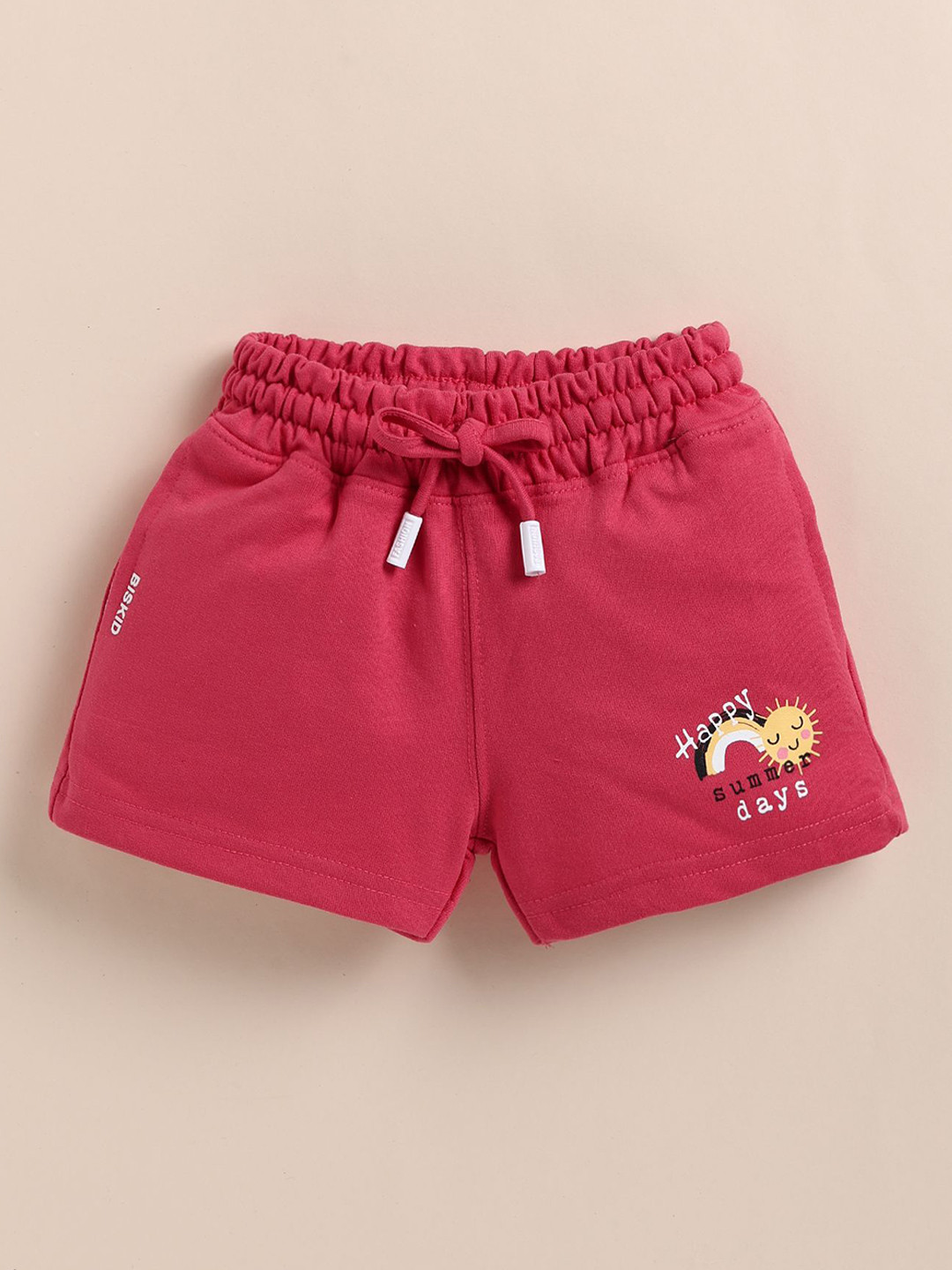 

Annie Girl Conversational Printed Hot Pants Shorts, Pink