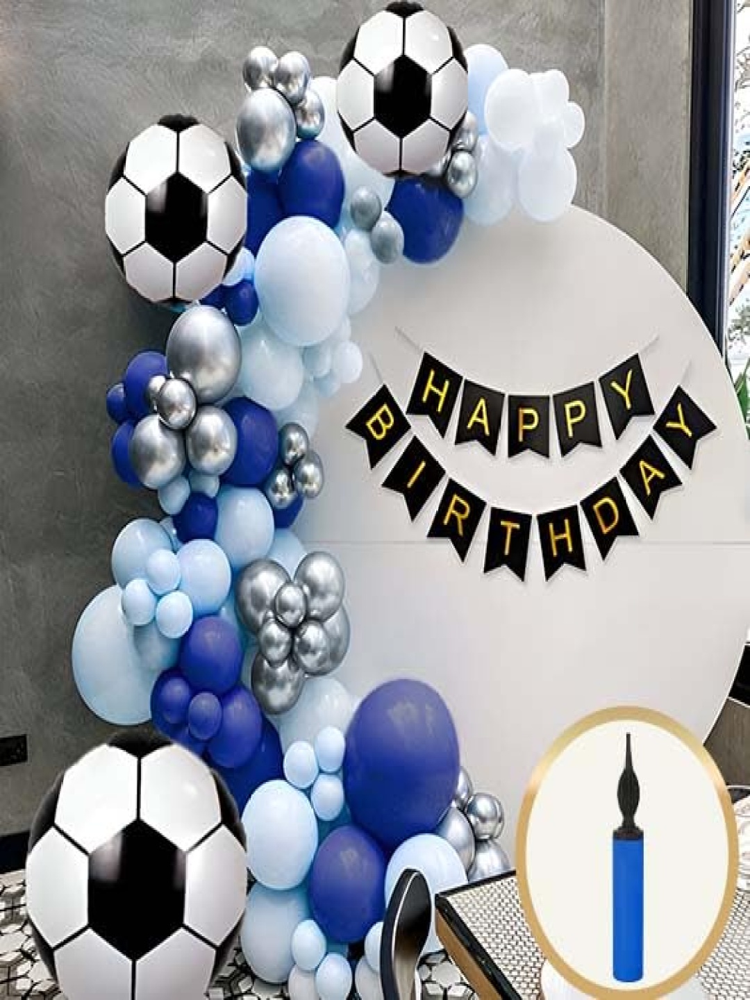

Special You 65-Pcs White & Blue Festive Decor