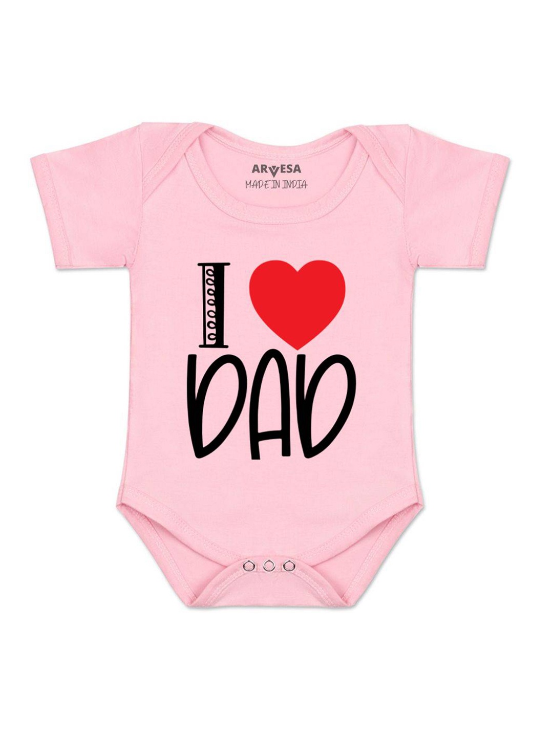 

Arvesa Kids Printed Romper, Pink