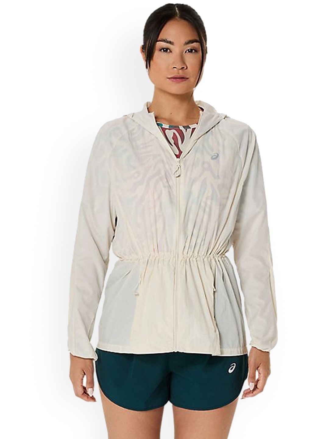 

ASICS Road Packable Sporty Jacket, White