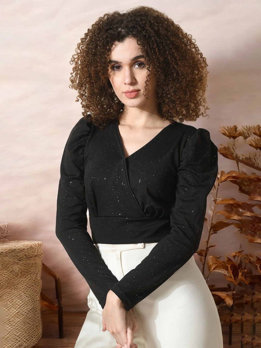 

Arbiter Collection Embellished Top, Black