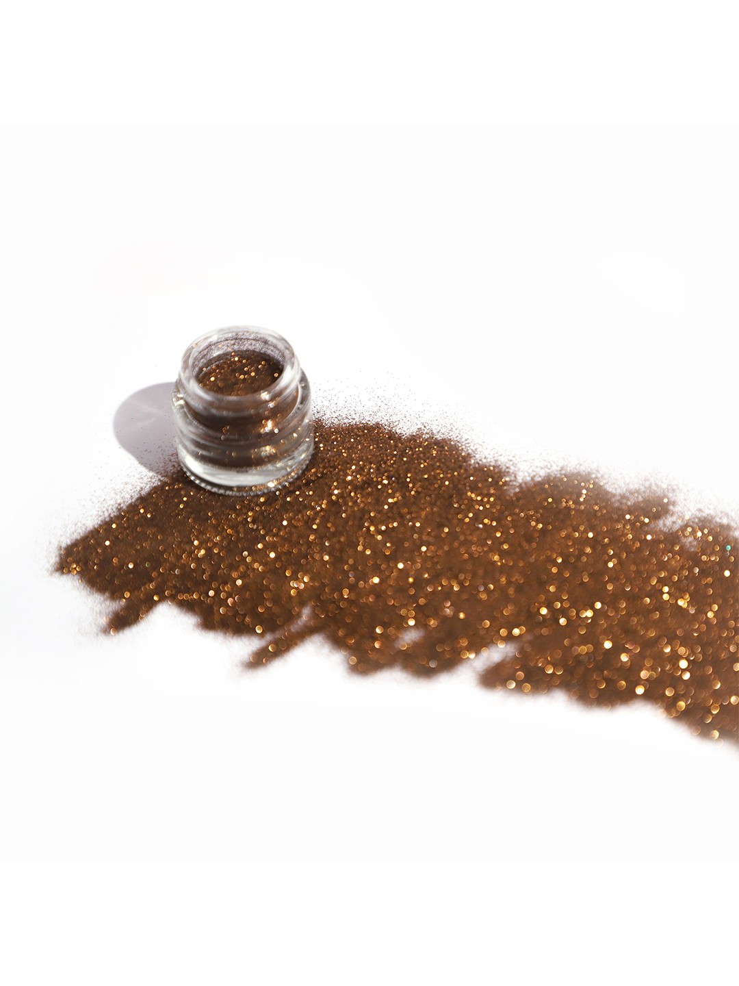 

TS COSMETICS Loose Glitter Popping Pigment High Shine Eyeshadow - Karma, Brown