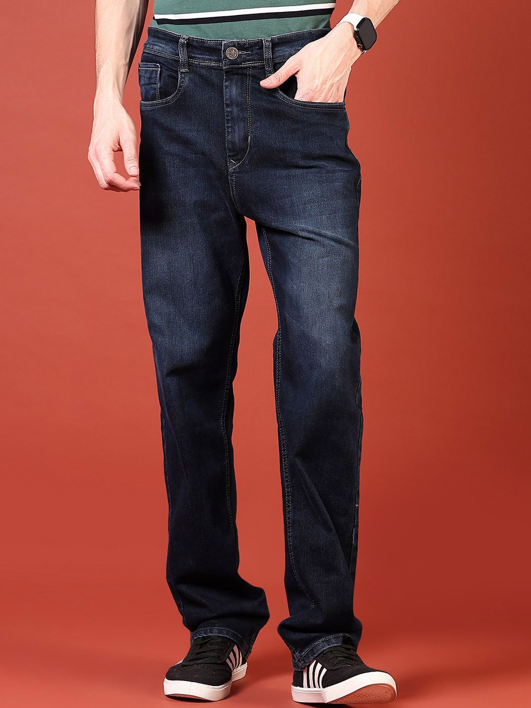 

V-Mart Men Light Fade Jeans, Grey
