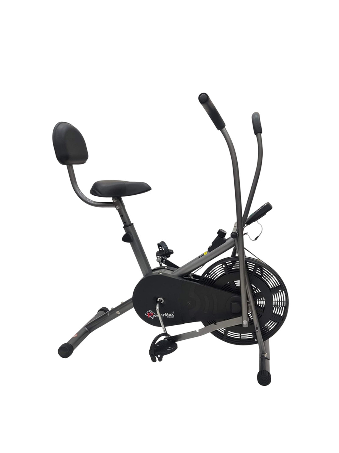 

PowerMax Fitness BU-201 Dual Action Air Exercise Bike, Black