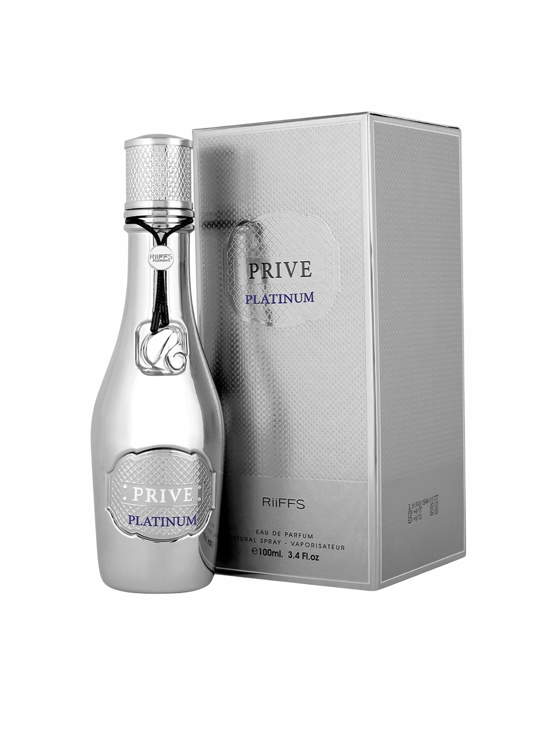 

RIIFFS Parfums Prive Platinum Eau De Perfume - 100 ml, Transparent