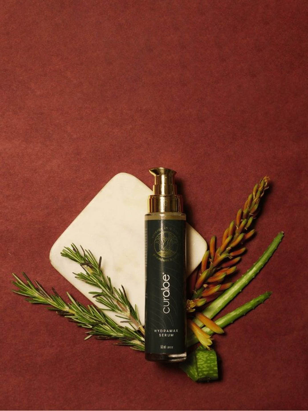 

Curaloe Hydramax Serum For Deep Hydration With 80% Aloe Vera - 50 ml, Green