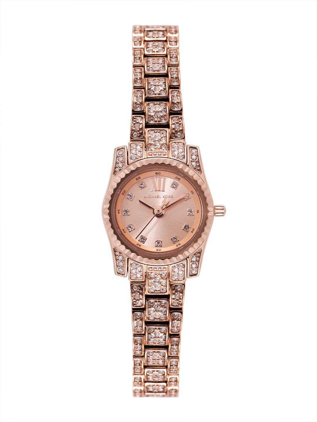 

Michael Kors Women Lexington Analogue Watch MK4863I, Rose gold