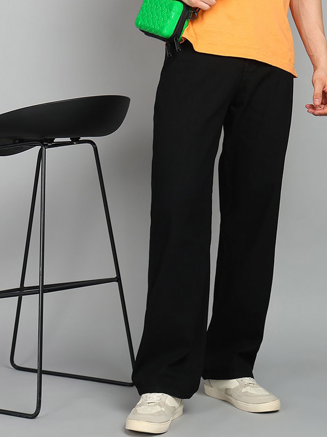 

Moda Rapido Men Classic Stretchable Jeans, Black