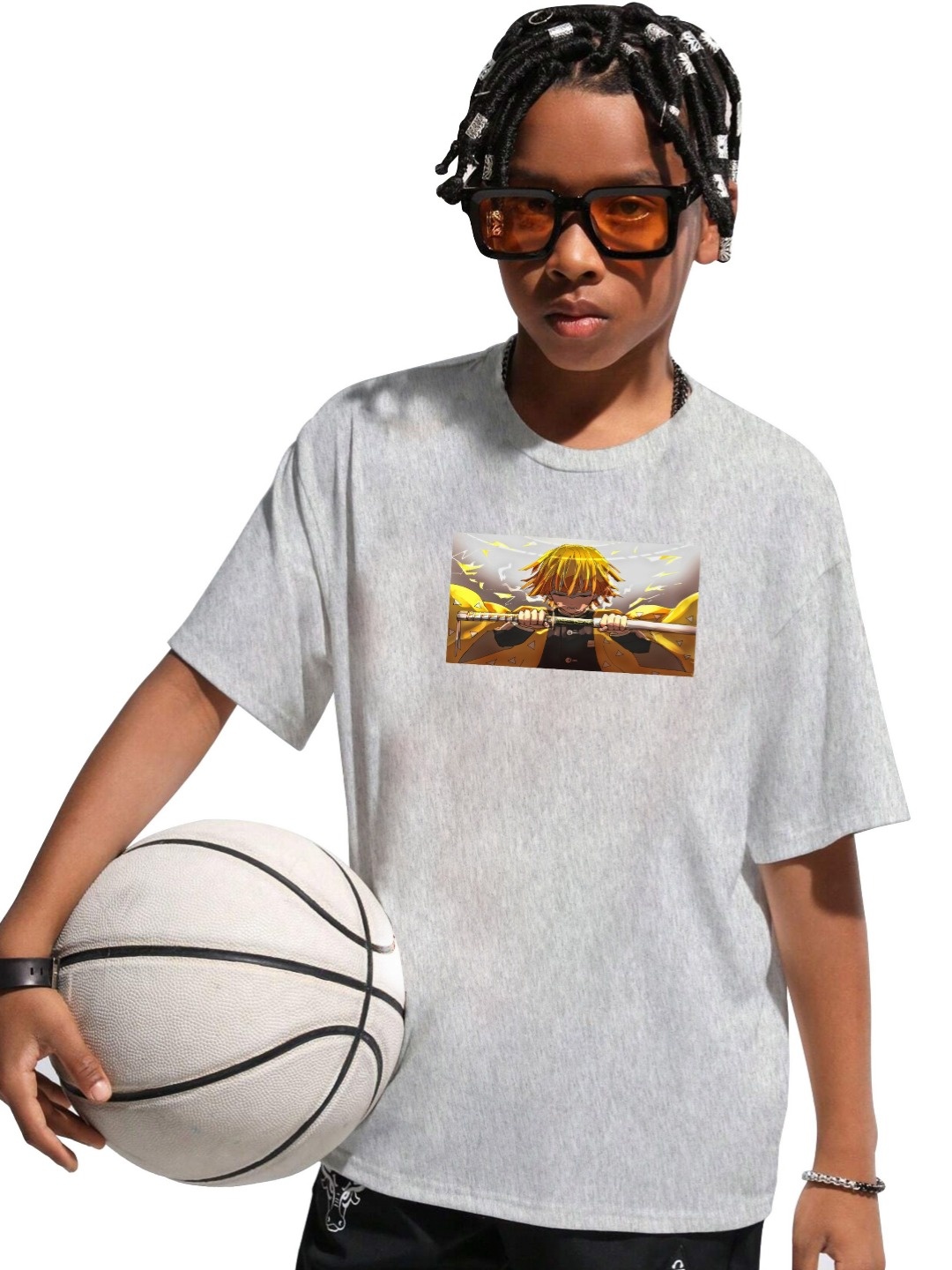 

MODARUE Boys Printed T-shirt, Grey