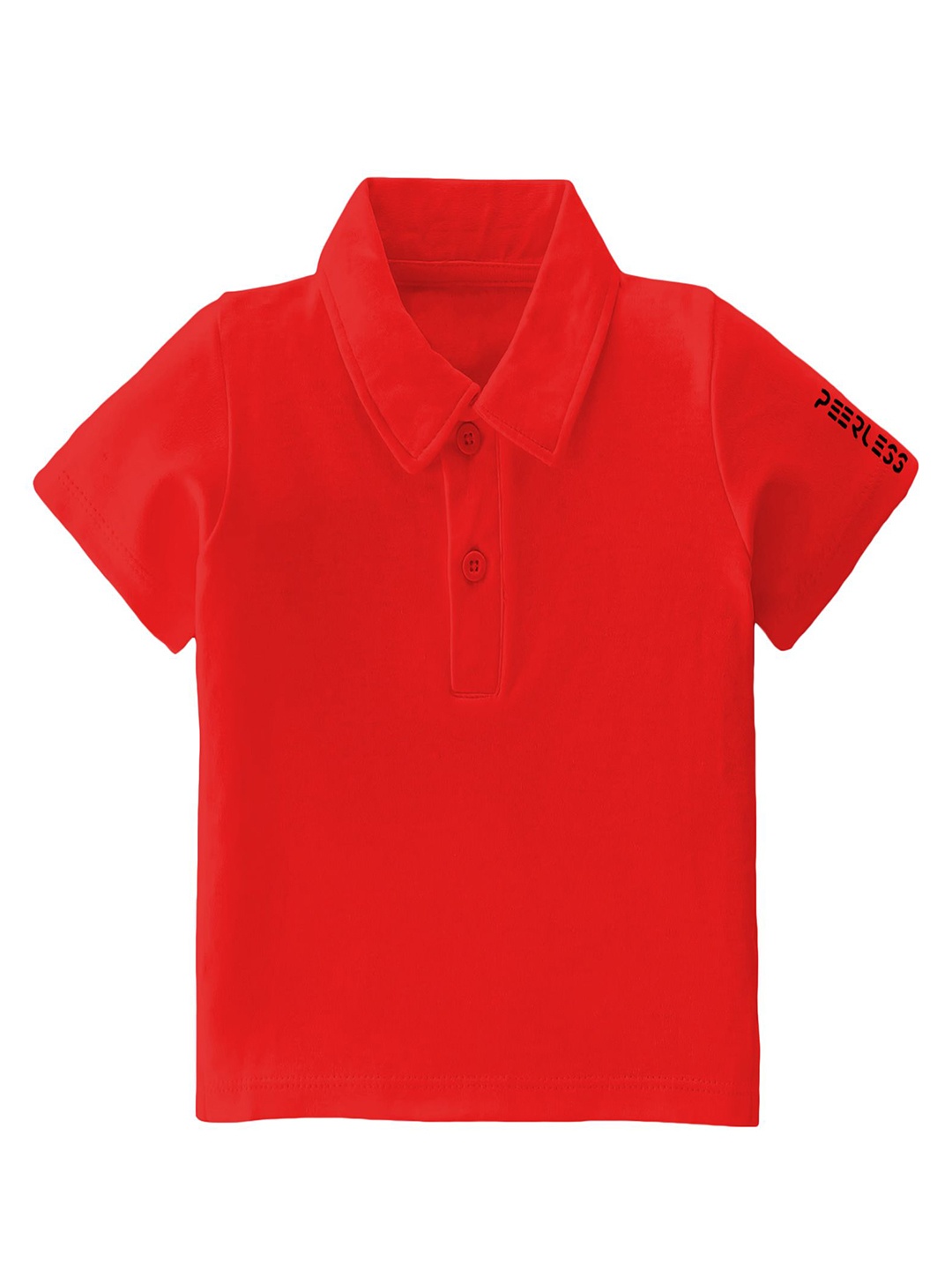 

Peerless Wear Boys Polo Collar T-shirt, Red