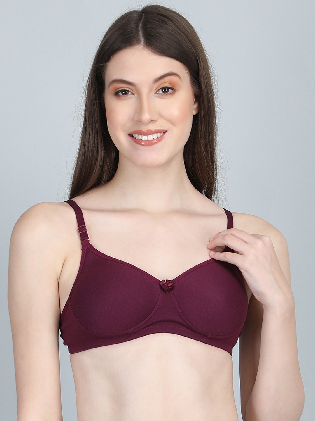 

Flamezia Lightly-Padded Lingerie Set FLMZ-SET2030-MRN, Maroon