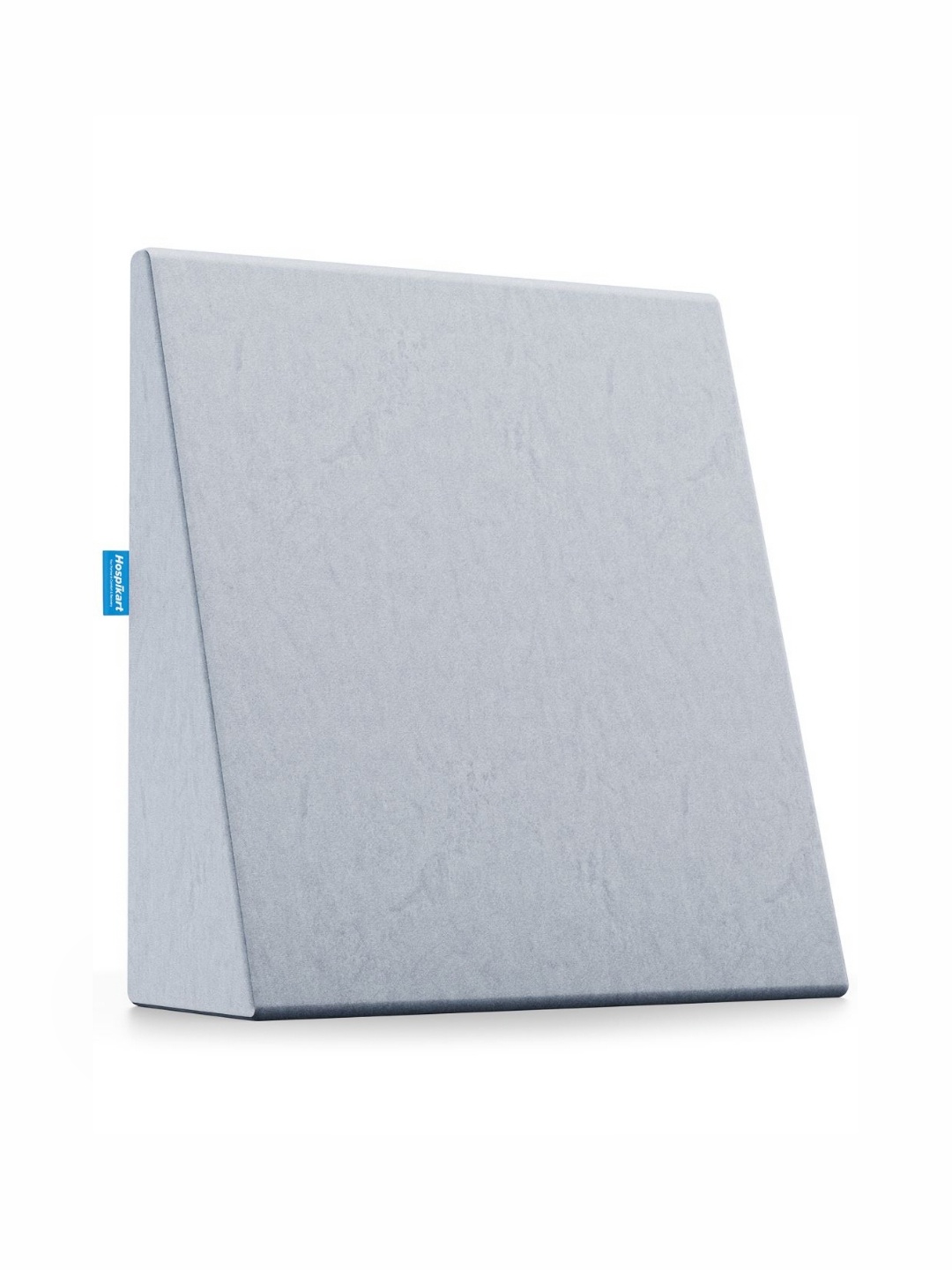

HOSPIKART Grey Memory Foam Filled Faux Velvet Breathable Sleep Pillow
