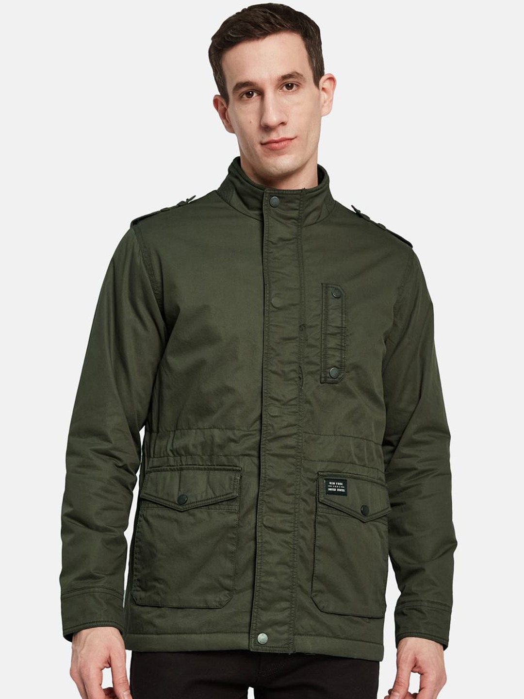 

METTLE Men Tailored Jacket, Olive