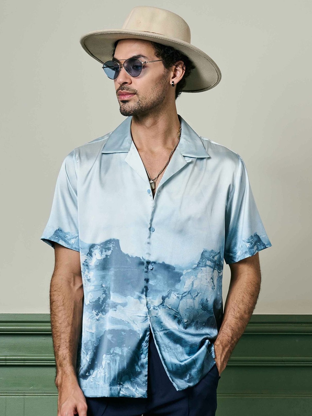 

ASUKA Men Opaque Casual Shirt, Blue