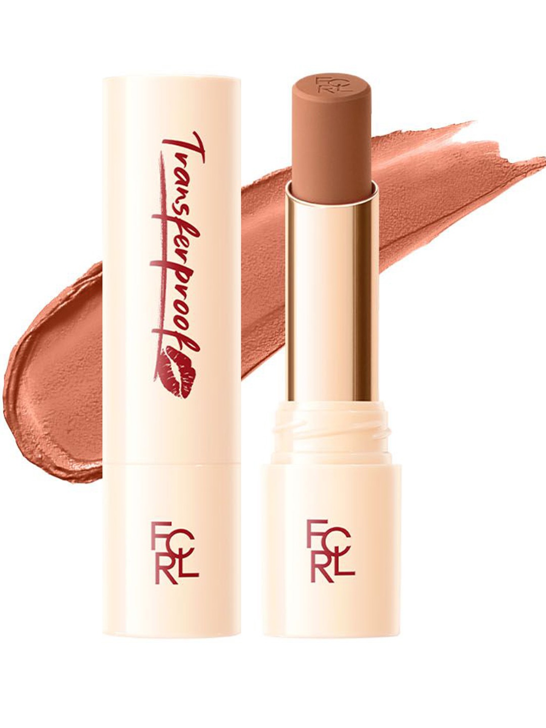 

FOCALLURE Long Lasting Matte Lipstick- Pumpkin Nude 02, Brown