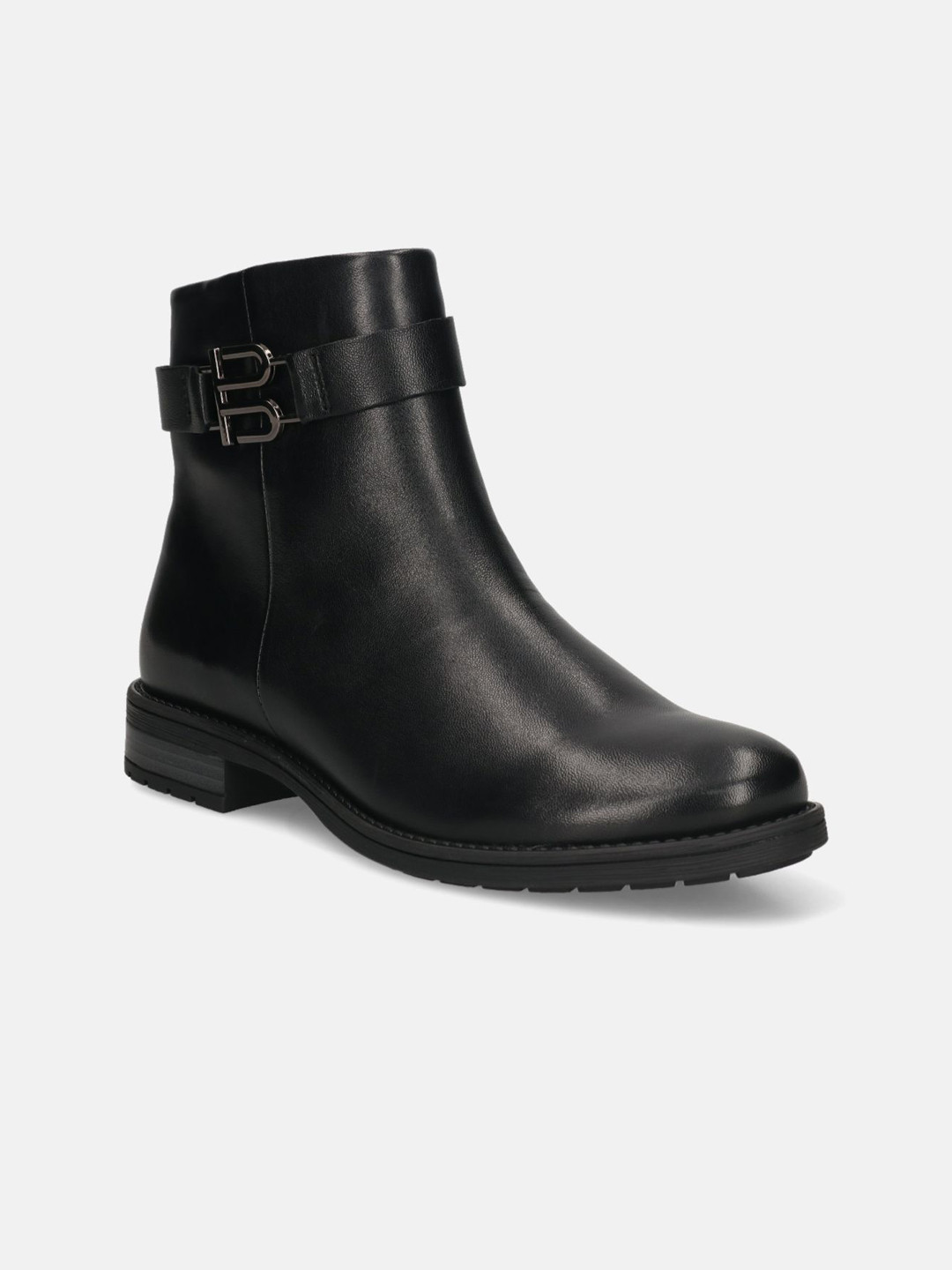 

BAGATT Women Casual Block-Heeled Boots, Black