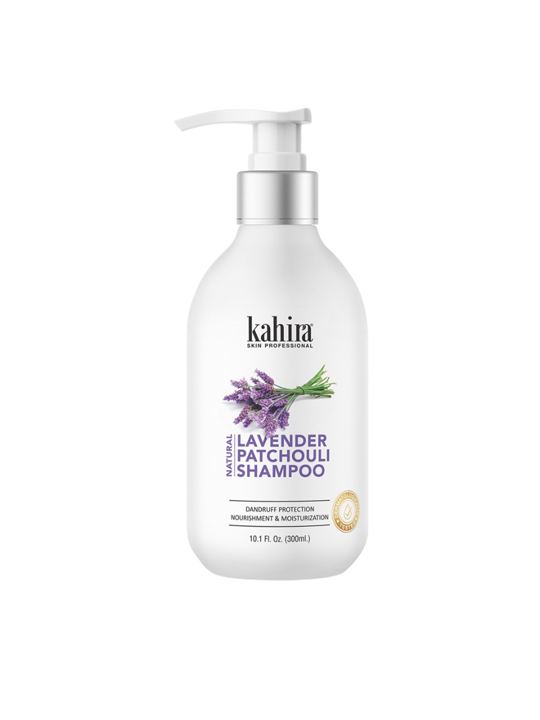 

kahira Natural Lavender Patchouli Frizz Control Shampoo - 300ml, White