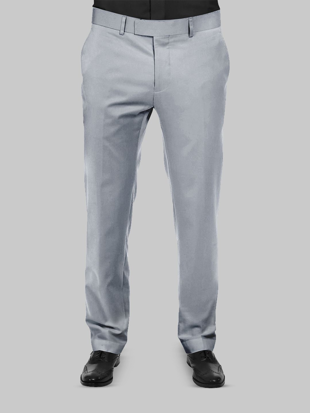 

Bigreams Men Unstitched Cotton Lycra Stretchable Pant Clothing Fabric, Grey