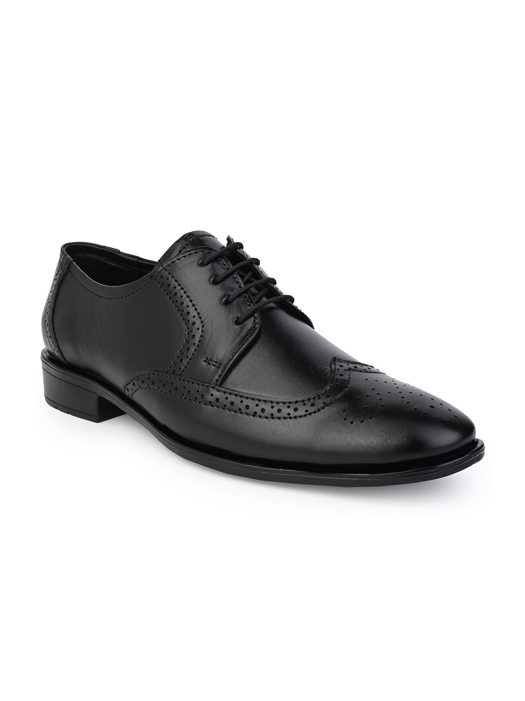 

SNEAKLAB Men Genuine Leather Formal Brogue Shoes, Black