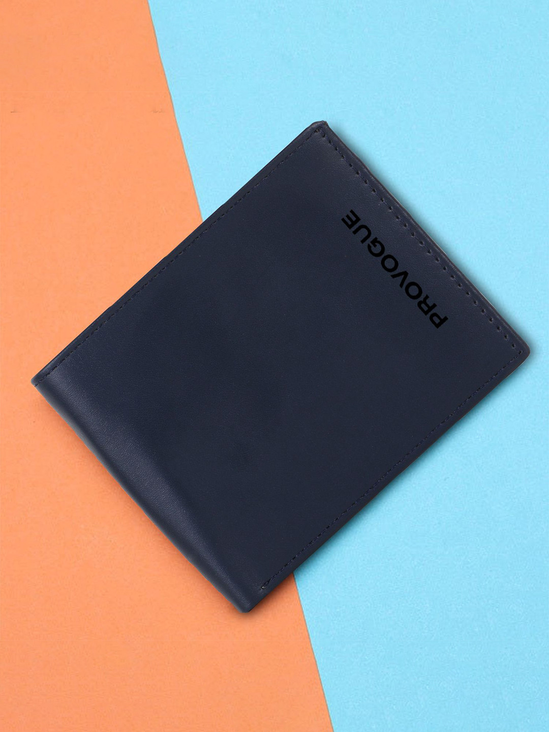 

Provogue Men PU Two Fold Wallet, Blue