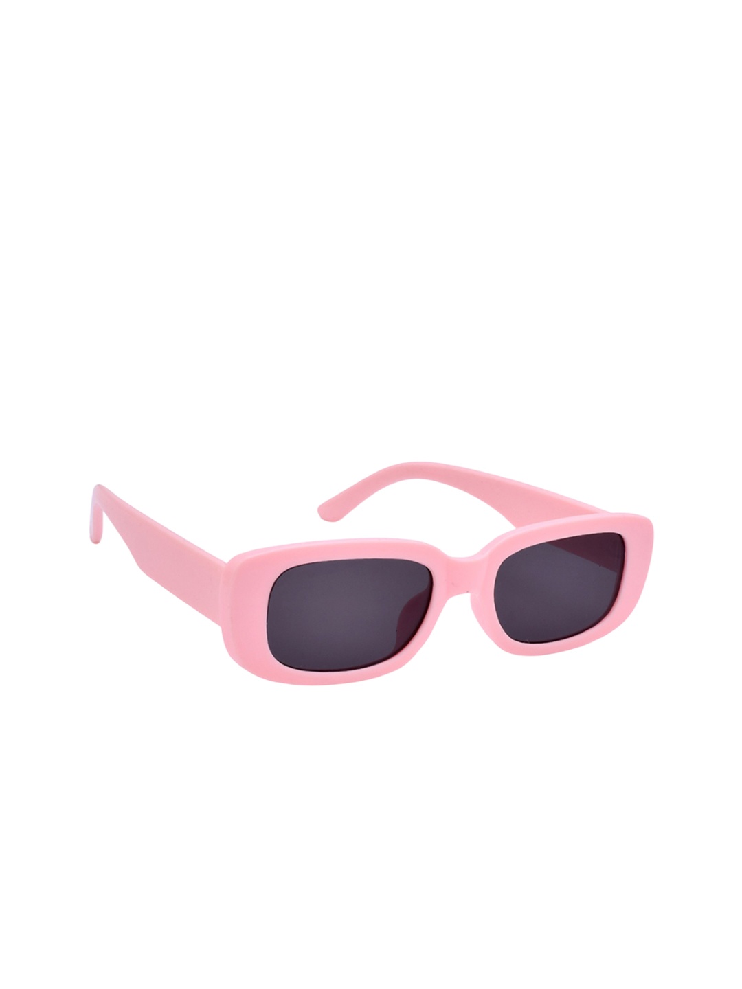 

SHOP FRENZY Unisex Kids Rectangle Sunglasses with UV Protected Lens, Black