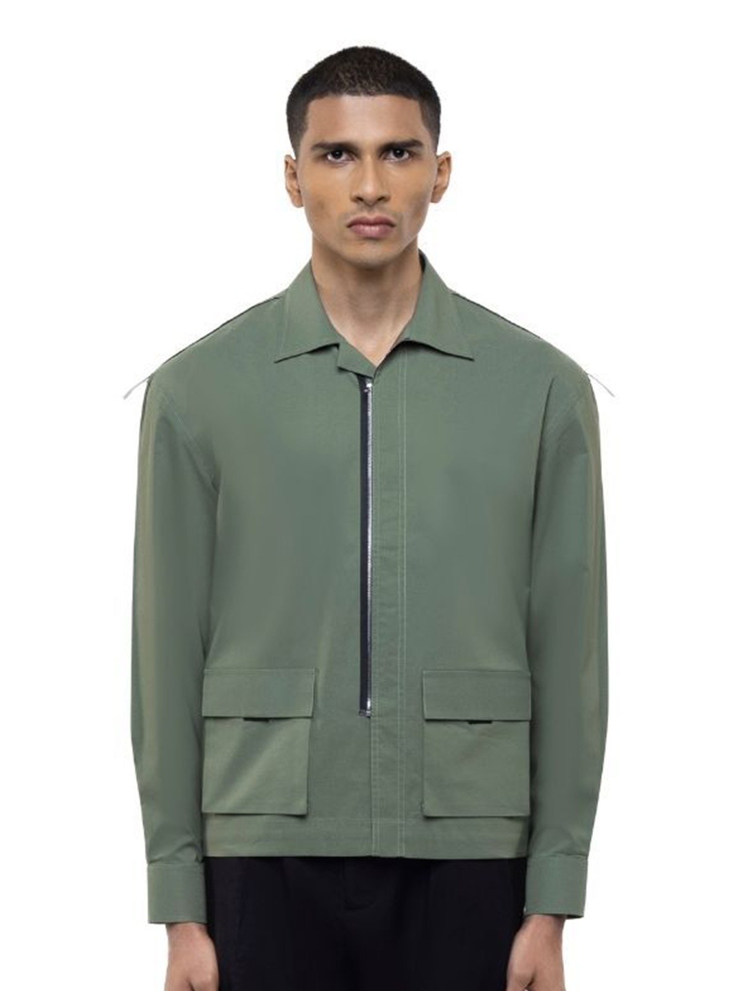 

SDS By Kushal Shah Men Smart Opaque Party Shirt, Green