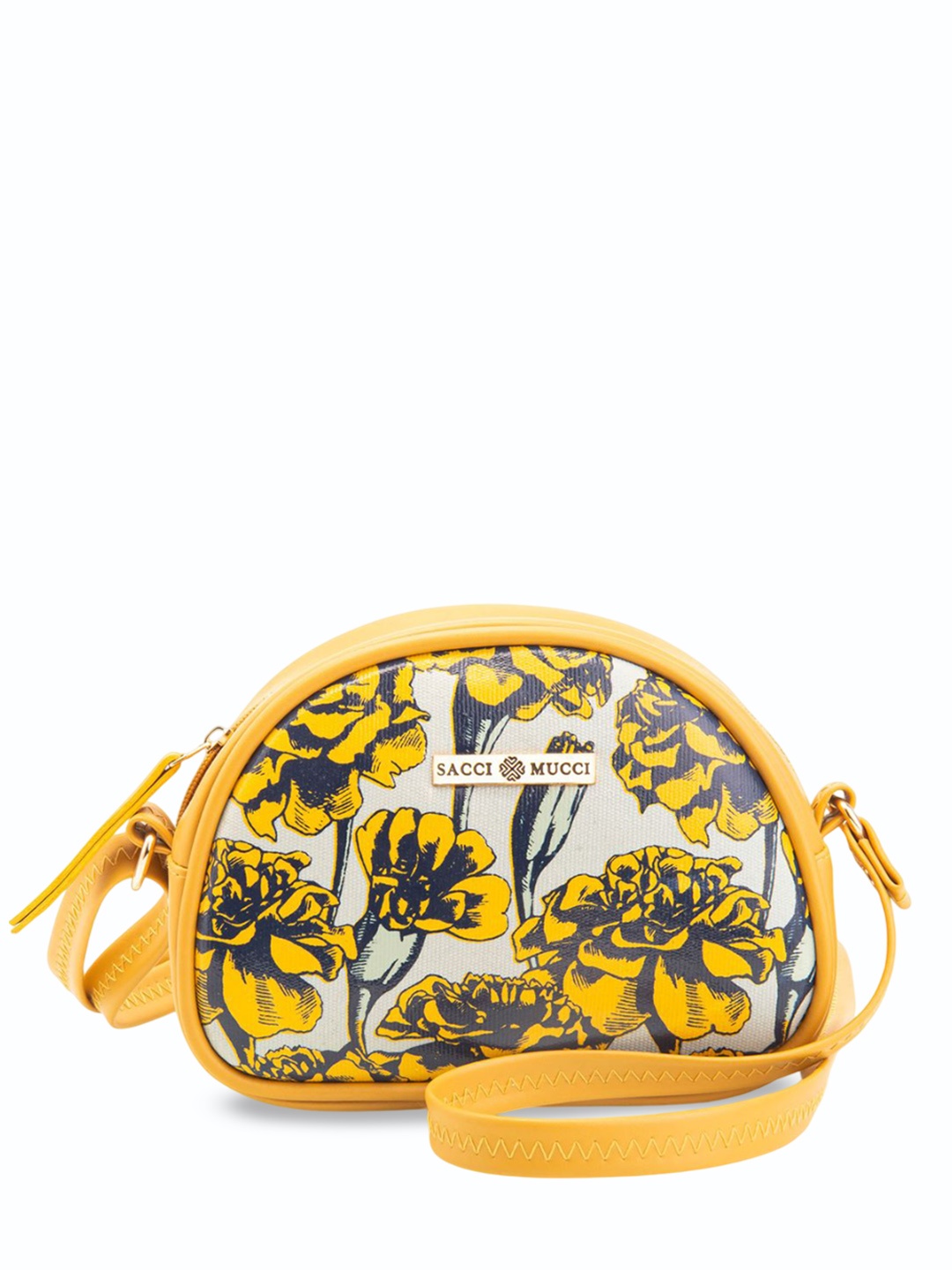 

Sacci Mucci Floral Printed Sling Bag, Yellow