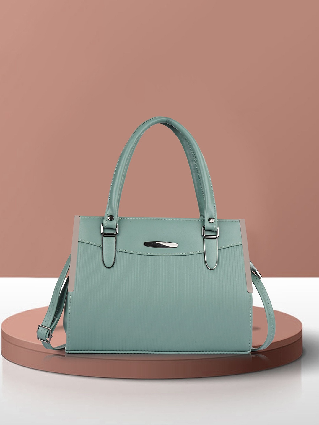 

SPOTIC Structured Satchel, Sea green