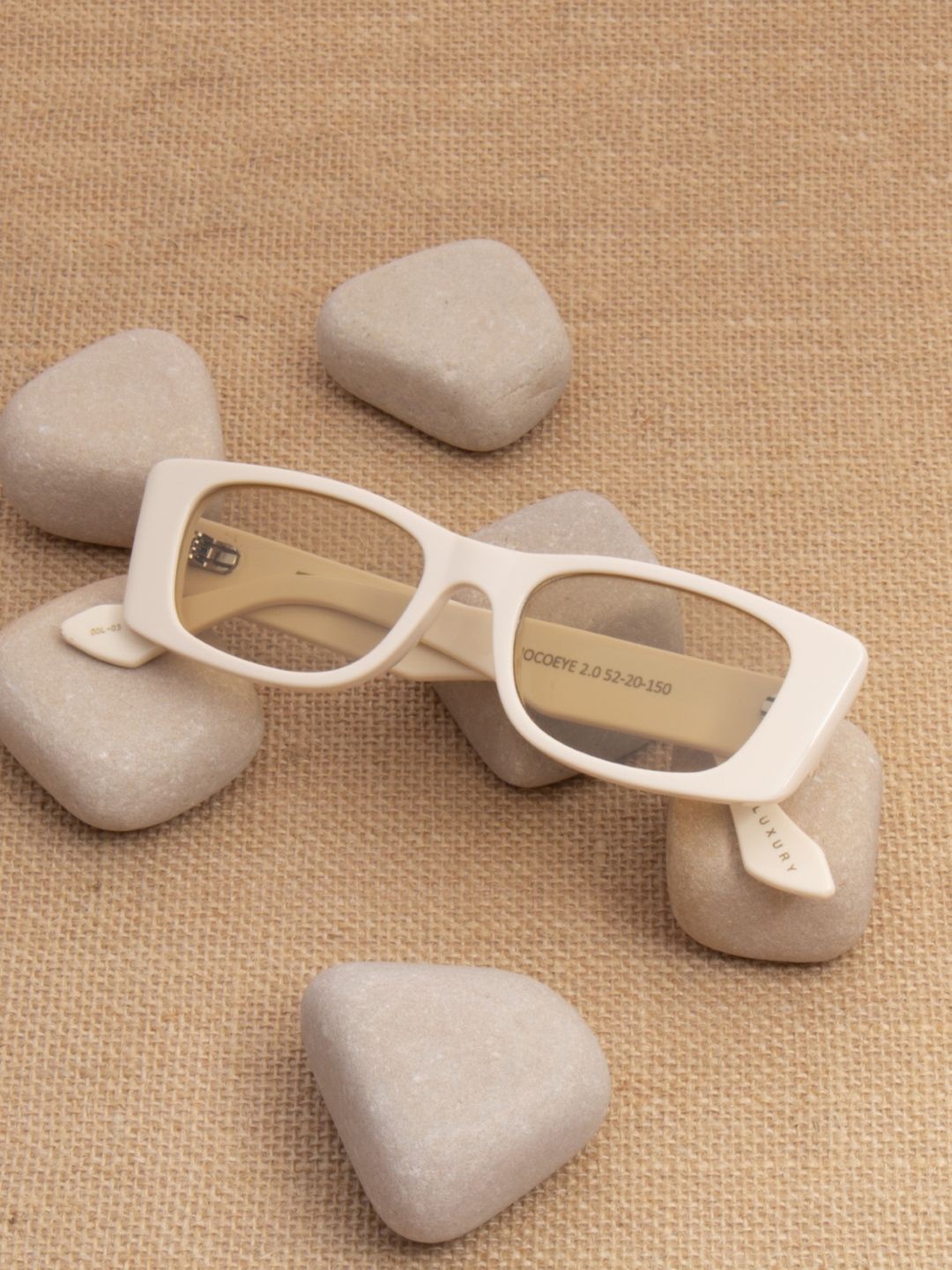 

Ted Smith Premium Acetate Unisex Rectangle Sunglasses with Polarised Lens, Brown
