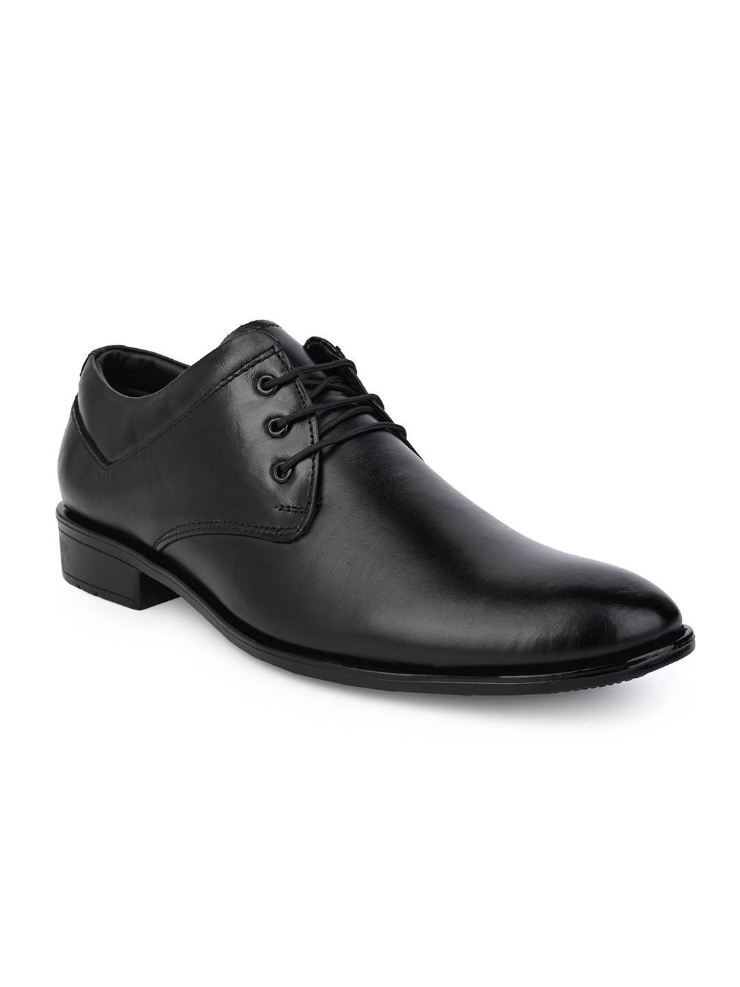 

SNEAKLAB Men Genuine Leather Formal Derby Shoes, Black