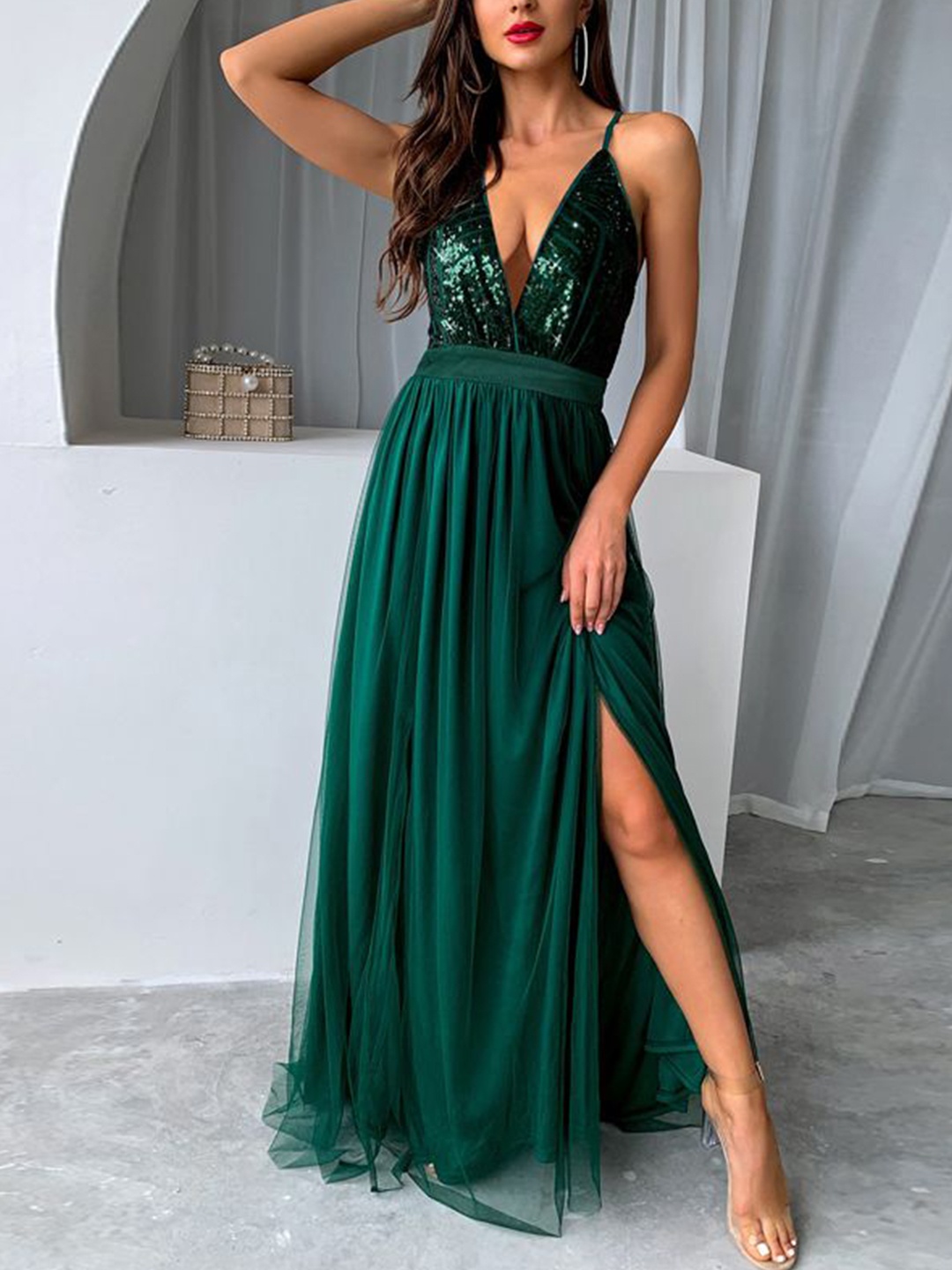 

JC Mode Maxi Dress, Green