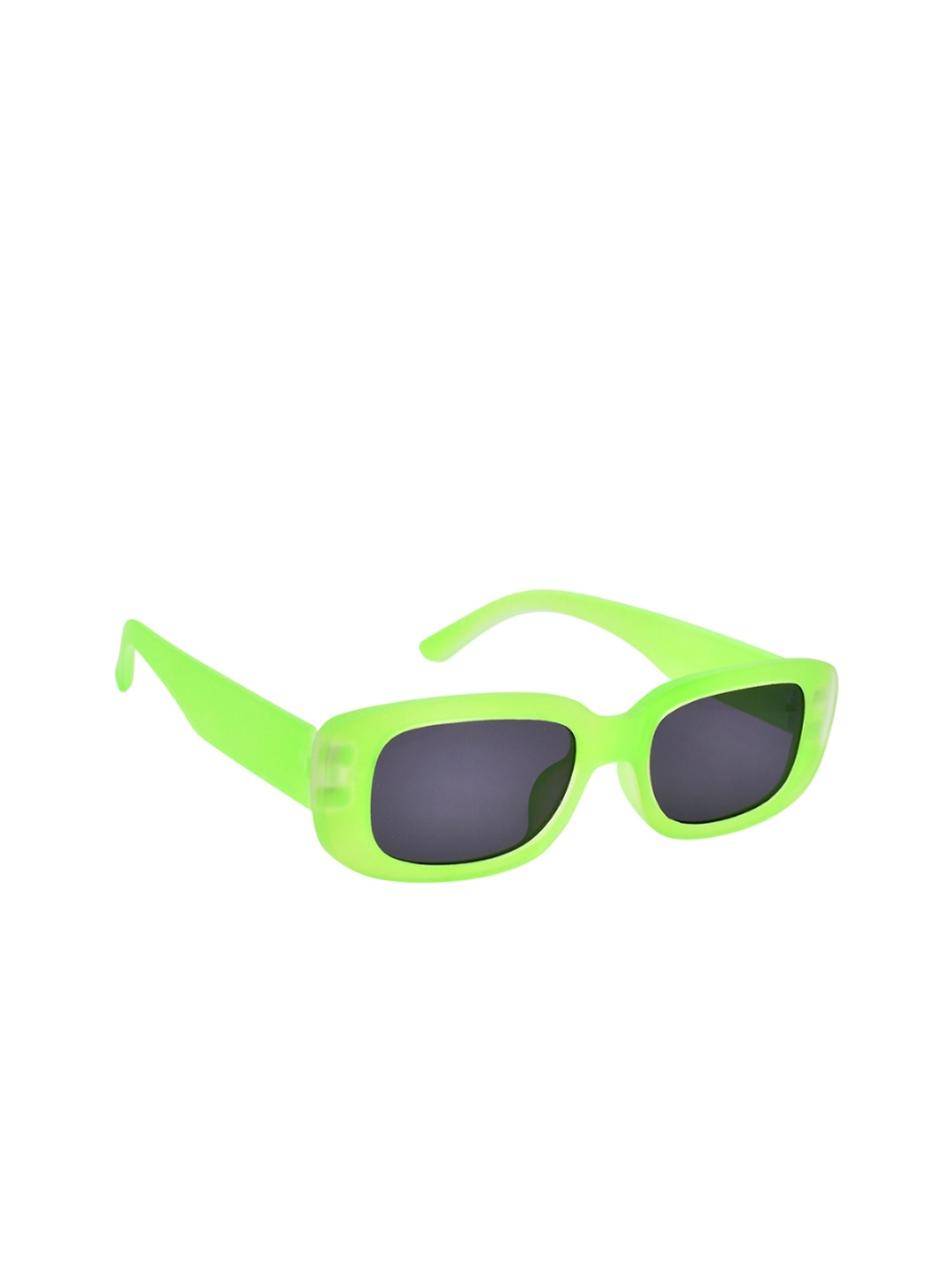 

SHOP FRENZY Unisex Kids Rectangle Sunglasses with UV Protected Lens, Black