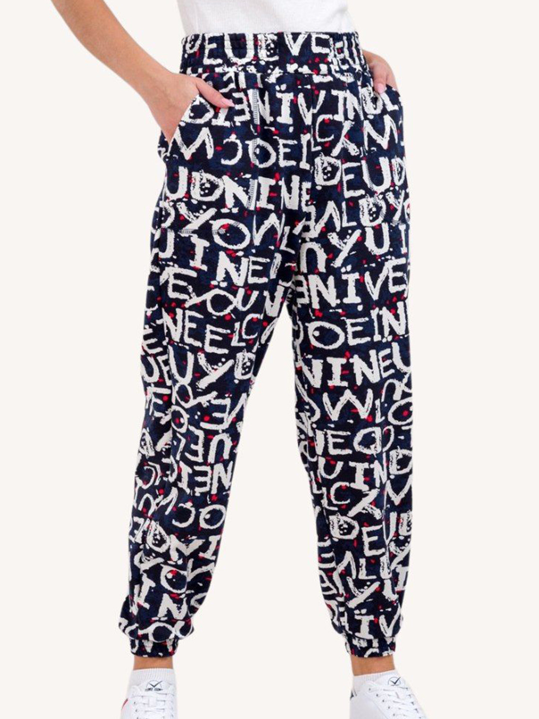 

Milastru Lycra Printed Casual Jegging, Blue
