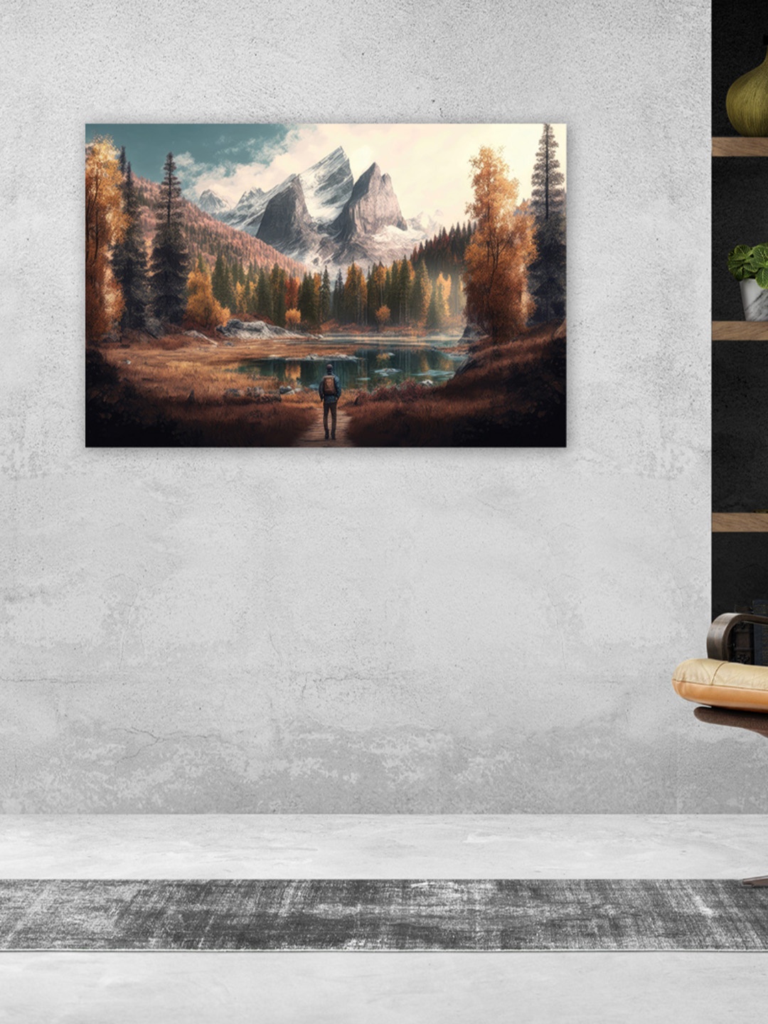 

CVANU White & Black Canvas Painting Wall Art