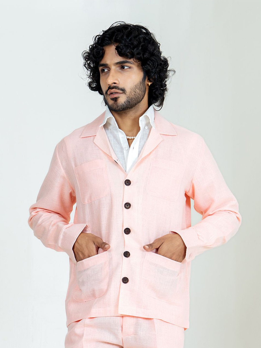 

Tistabene Men Opaque Casual Shirt, Pink