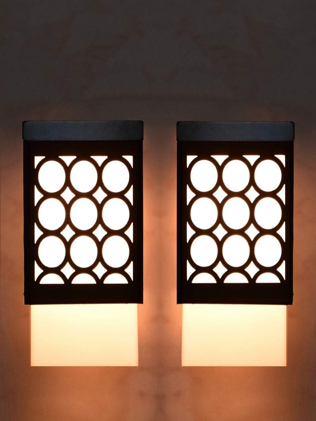

Gojeeva Black 2 Pieces Wood Square Shaped Ceiling Lamps