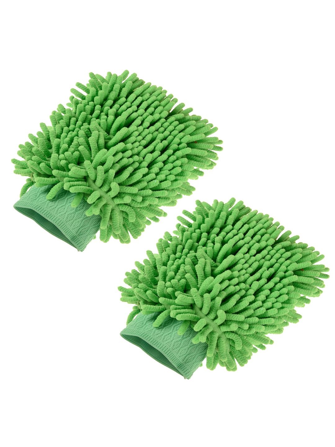 

Kuber Industries Green 2 Pieces Microfiber 50 GSM Cleaning Cloths