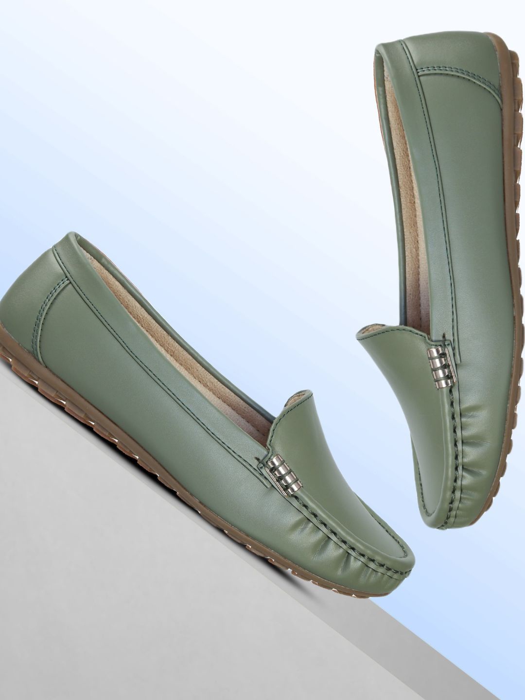 

CATBIRD Women Loafers, Olive