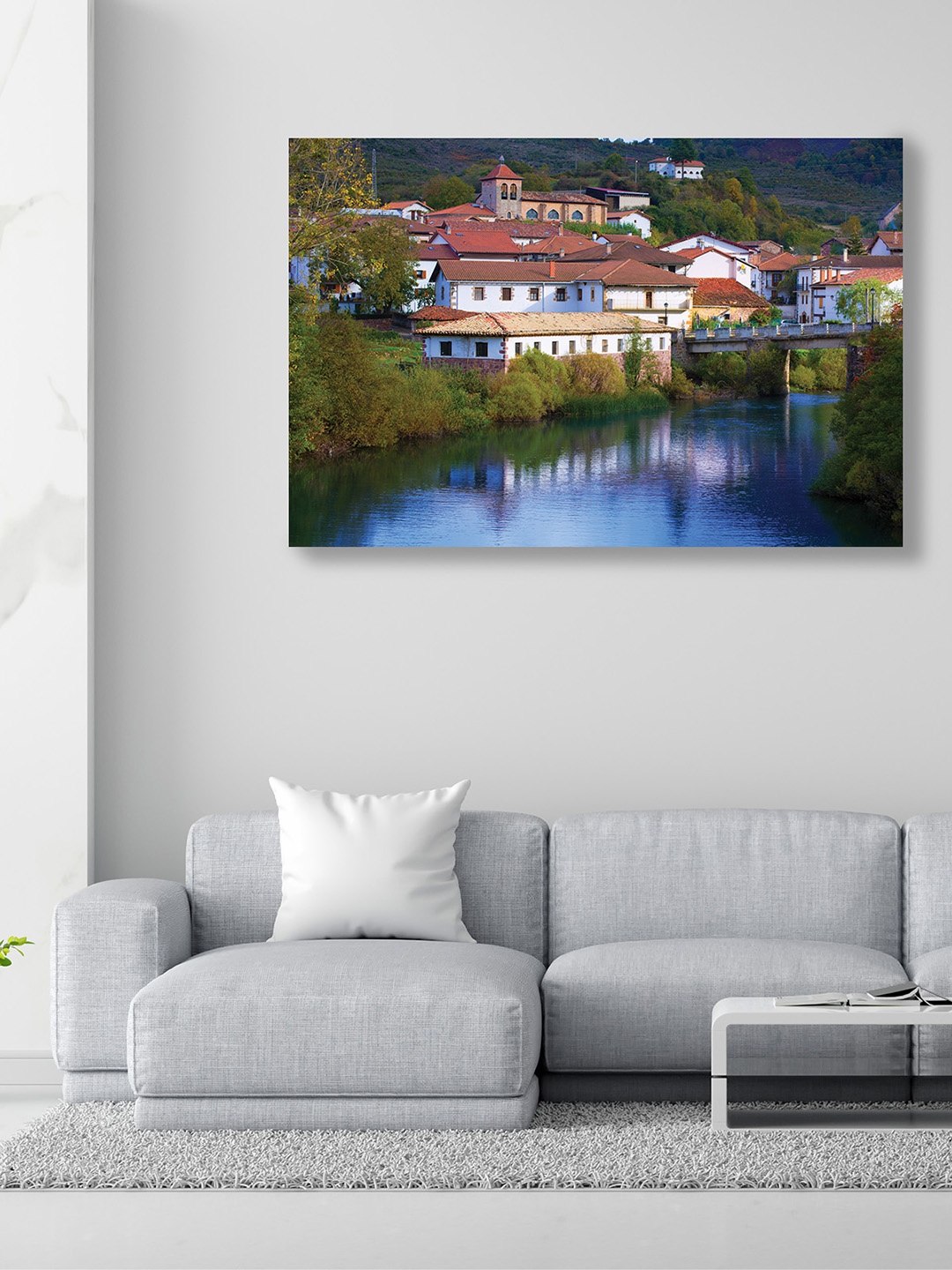 

CVANU Green& Brown Canvas Wall Paintings