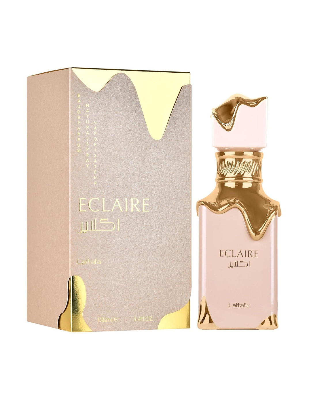 

Lattafa Eclaire Long Lasting Eau De Parfum - 100 ml, Cream