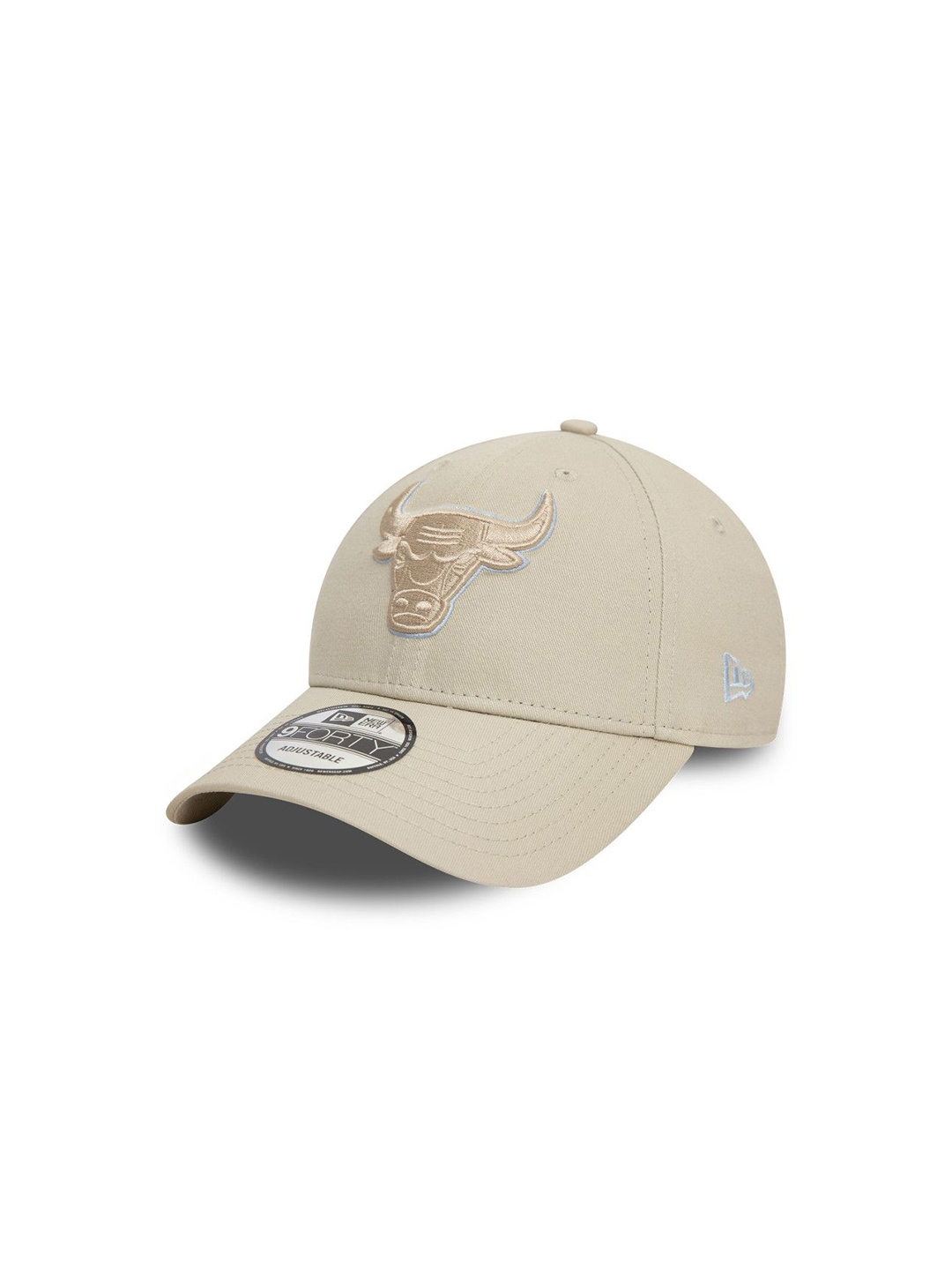 

New Era Men Embroidered Chicago Bulls Baseball Cap, Beige