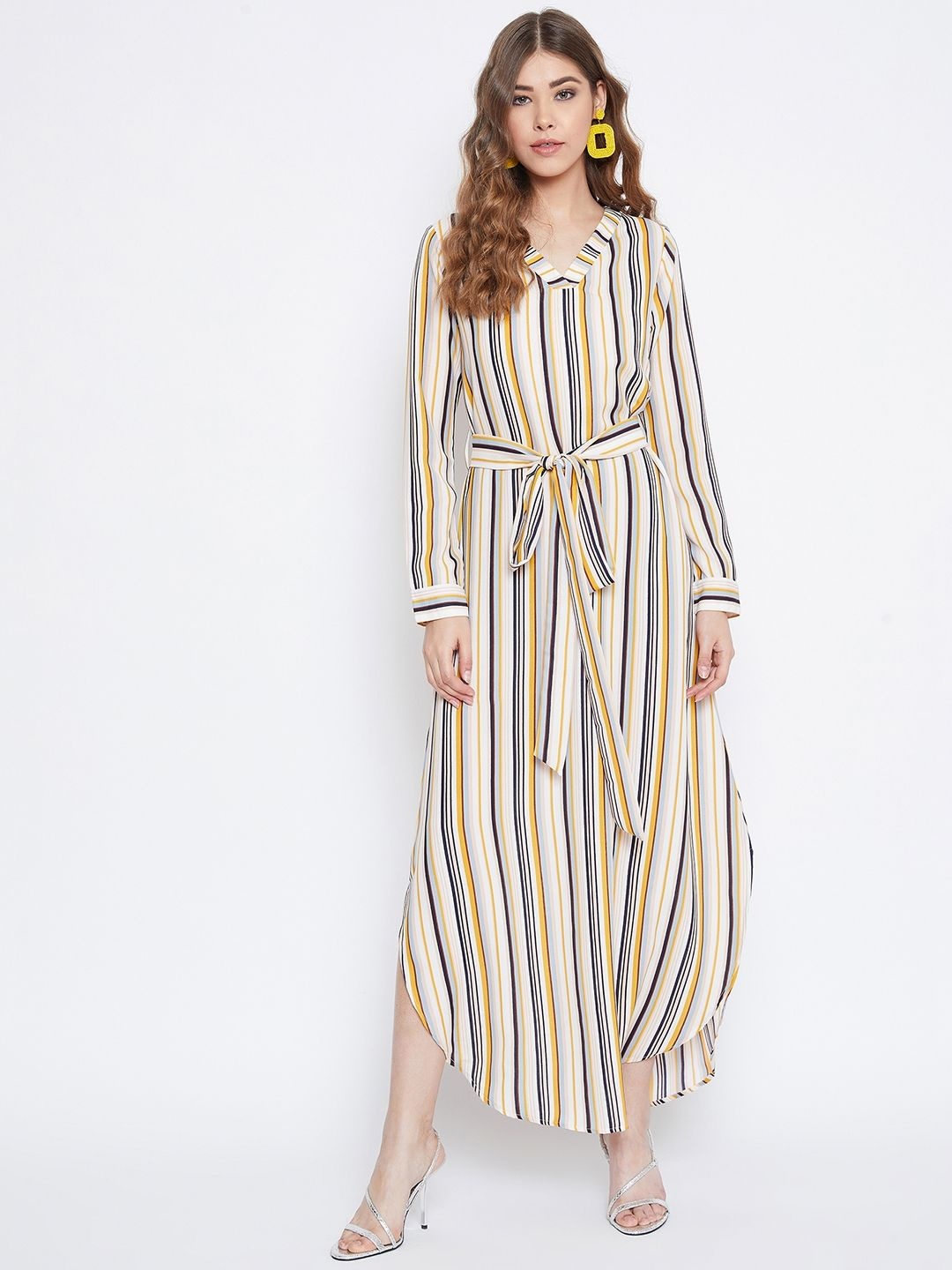 

Berrylush Striped Maxi Dress, Multi