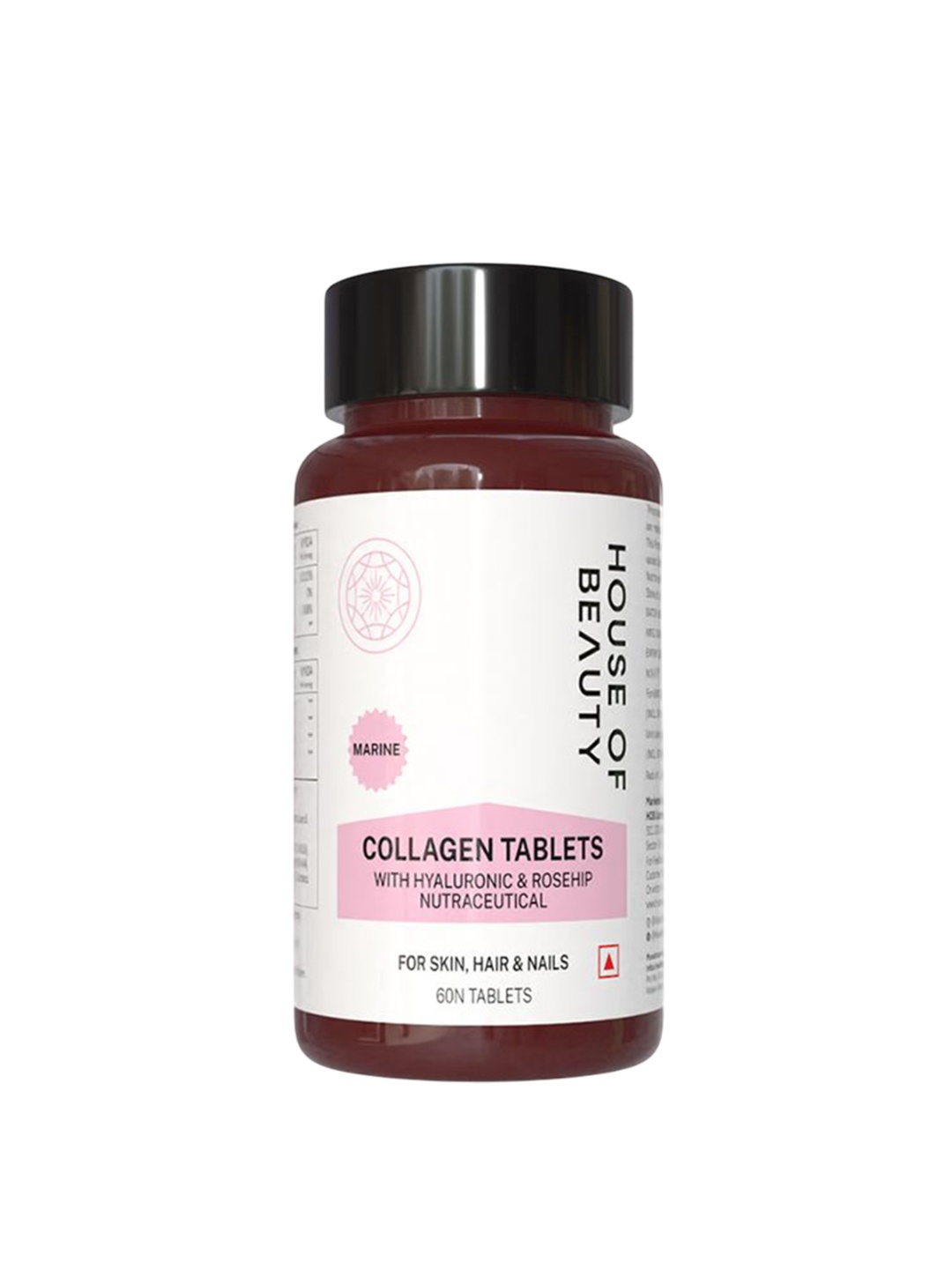 

House of Beauty Marine Collagen Tablets With Hyaluronic & Rosehip - 60 N, Brown