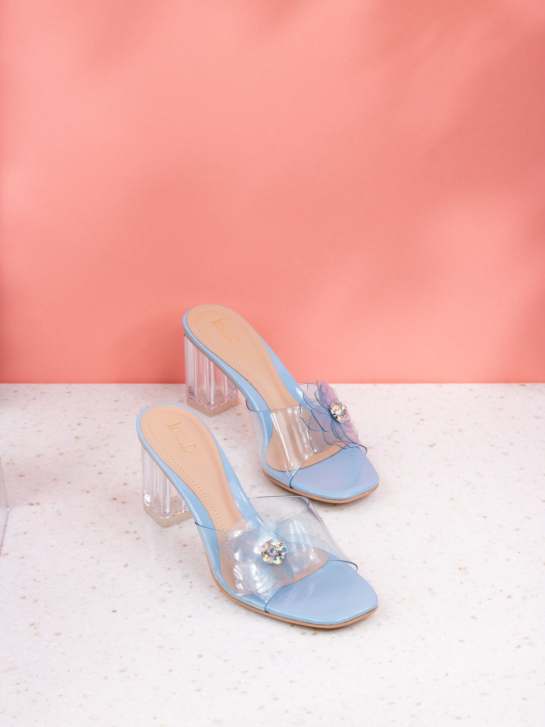 

Inc 5 Party Block Sandals, Transparent